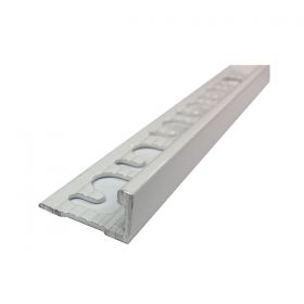 Профиль для плитки L-образный алюминиевый - 2.7 м. Progress Profiles PROTERMINAL PTA **-01, Белый