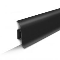 Плинтус пластиковый Идеал (Ideal) Классик, 2200 х 55 мм. К-П55, Черный 007 / шт.