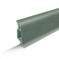 Плинтус пластиковый Идеал (Ideal) Классик, 2200х55мм, К-П55, Зеленый 027 / шт.