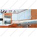 Плинтус для столешницы алюминиевый Korner LB 23 с кабель-каналом мягкий край 23х23x3000мм Алюминий Lira