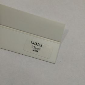 Универсальный Уголок ПВХ Lemal 2750х25х25 №0101 Белый