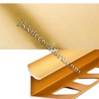 Внутренний алюминиевый профиль для плитки, 2,7м Мир профиля, Золото глянец