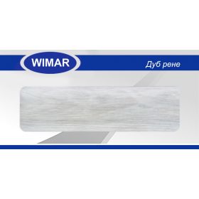Плинтус пластиковый напольный  Вимар - Wimar, с кабель каналом, 86x22x2500 мм. Дуб рене / шт.