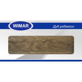 Плинтус пластиковый напольный  Вимар - Wimar, с кабель каналом, 86x22x2500 мм. Дуб обыкновенный / шт.