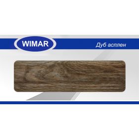 Плинтус пластиковый напольный  Вимар - Wimar, с кабель каналом, 86x22x2500 мм. Дуб аслен / шт.