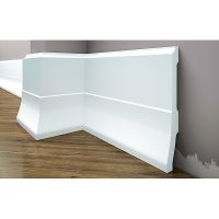 Плинтус полистирол Cezar ЭЛЕГАНС 2440x25x160мм LPC35