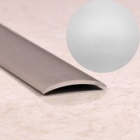 Алюминиевый порог для пола ПС 20, Серебро матовое