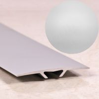 Алюминиевый порог для пола ПС 35, Серебро матовое