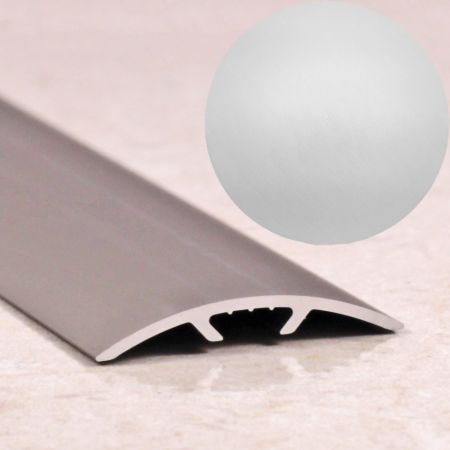 Алюминиевый порог для пола ПС 31, Серебро матовое
