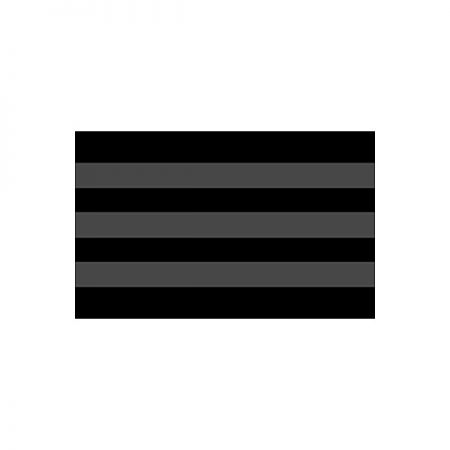 Порог для ступеней прорезиненный Идеал, 45х22, цвет 007 Черный