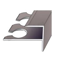 F профиль для плитки гибкий алюминиевый f-образный, Мир профиля SMR