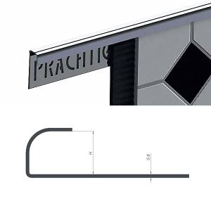 Наружный профиль для плитки Prachtig-KR (Россия)