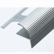 F-образный наружный профиль для плитки, алюминиевый ребристый, Мир профиля (Россия)