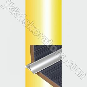 Раскладка для плитки, 2,7м Мир профиля  Внутренний алюминиевый универсальный профиль Золото глянец