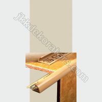 Наружный уголок для плитки ПВХ, 2,5м Salag 36 Ванилия