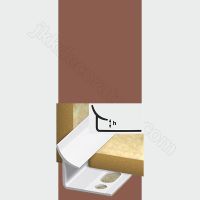 Внутренний уголок для плитки пластиковый ПВХ, 2,5м Идеал Терракотовый