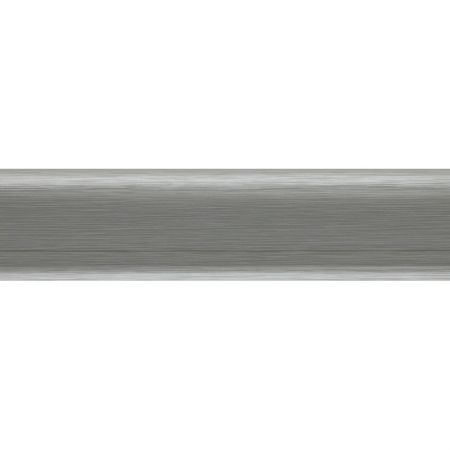 Плинтус пластиковый Salag (Салаг) напольный, NFG62 62х15x2500 мм. G3 aлюминий / шт.