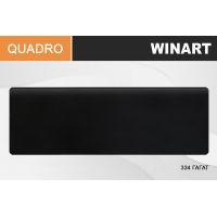 Плинтус напольный пластиковый Winart Quadro - 80х22х2200, с кабель-каналом, 334 Гагат | шт.